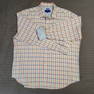 Men's Egara Slim Fit Non-Iron Button Down Size XXL